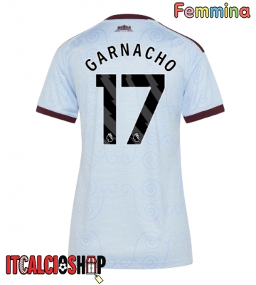Aston Villa Alejandro Garnacho #17 Terza Maglia Femmina 2026-27 Manica Corta